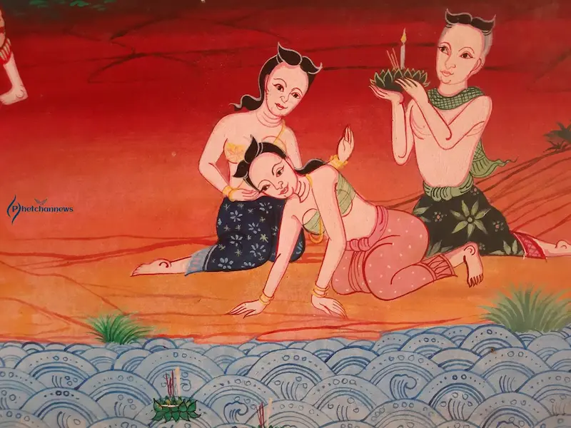 จิตรกรรมไทย เรื่องราวและสีสันบนผนังวัด